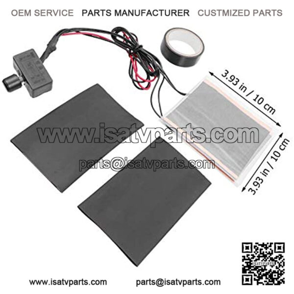 12V Motorcycle Heated Grip Motorbike Handlebar Heater Hand Warm Grip Inserts Pads Winter Warmers for Universal Grip ATV Motorcycle - Image 2