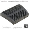 20732 Clutch and Brake Pedal Pad , Black