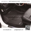 3D MAXpider Front Row Custom Fit All-Weather Floor Mat for Select Dodge Challenger Models - Kagu Rubber (Black) - Image 3