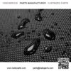3D MAXpider Front Row Custom Fit All-Weather Floor Mat for Select Dodge Challenger Models - Kagu Rubber (Black) - Image 5