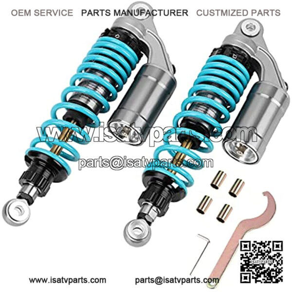 Universal 320mm Motorcycle Air Shock Absorbers Rear Suspension Compatible with Gokart Honda ATV CB 12.5 Inch 2PCS ??Blue??