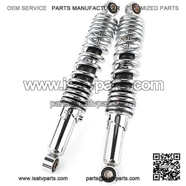 12.5" 320MM Motorcycle Rear Shock Absorbers Suspension Universal Fits Dirt bike Gokart ATV Quad, Chrome - Image 5