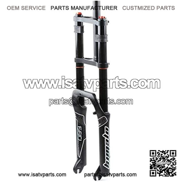 Suspension Forks,20/26 Inches MTB Bike Suspension ATV/Snowmobile Aluminum Alloy for Cushioned Wheels Strong Structure Bike Accessories