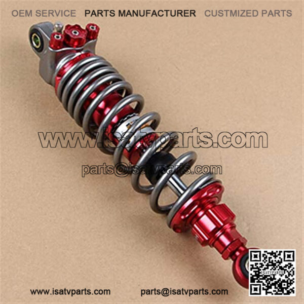 Spring Assemblies Motorcycle Rear Shock 320mm Motorcycle Shock Absorber Modified Built-in Air Bag Rear Shock Rear Suspension Refit Fit ATV Dirt Bike Scooter (Color : Red Round)