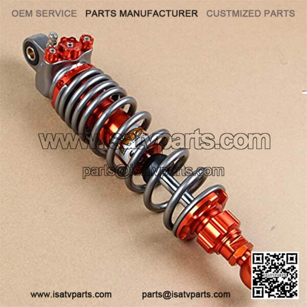 Spring Assemblies Motorcycle Rear Shock 320mm Motorcycle Shock Absorber Modified Built-in Air Bag Rear Shock Rear Suspension Refit Fit ATV Dirt Bike Scooter (Color : Red Round) - Image 4
