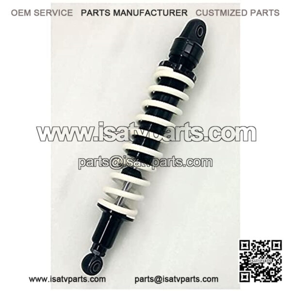 Suspension Shock 9mm Spring 400mm Rear Suspension Shock Absorber for ATV Quad Gokat Replace Motorcycle White+Gold for Bike ??car - Image 2