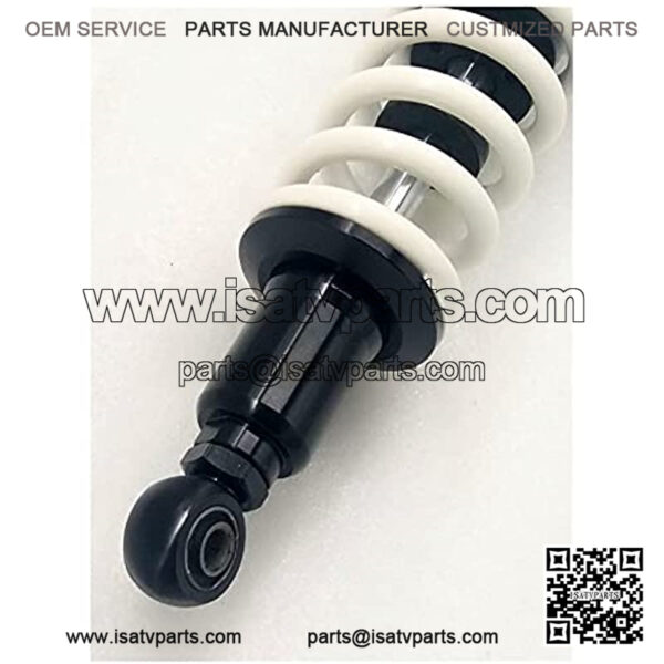 Suspension Shock 9mm Spring 400mm Rear Suspension Shock Absorber for ATV Quad Gokat Replace Motorcycle White+Gold for Bike ??car - Image 4