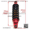 Fit for CRF50 Dirt Pit Bike 270mm Motorcycle Shock Absorber Rear Suspension Motor Scooter ATV Quad Motorcycle Rear Spring Shock Absorber Motorcycle Shock Absorber - Image 3