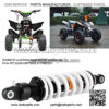 Motorcycle Shock Absorber, 340mm Adjustable Air Suspension Shock Absorber Shocker Fit for PIT QUAD DIRT BIKE ATV BUGGY - Image 4