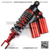 Rear Shock Universal 320mm Modified Double Gas Cylinders Rear Shock Rear Suspension Fit for ATV Pit Dirt Bike Scooter Motorcycle Shock Absorber (Color : Round)