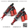 Rear Shock Universal 320mm Modified Double Gas Cylinders Rear Shock Rear Suspension Fit for ATV Pit Dirt Bike Scooter Motorcycle Shock Absorber (Color : Round) - Image 3