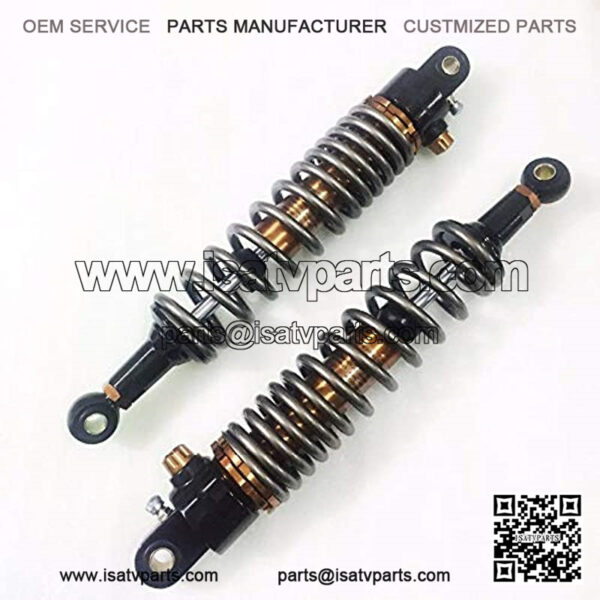 Spring Assemblies 360mm 365mm 370mm 375mm 380mm 390mm 8mm Spring Motorcycle air Shocks Absorbers Fit for Kawasaki Yamaha Banshee ATV Replacement??Motorcycle Suspension Strut (Color : 390mm) - Image 3