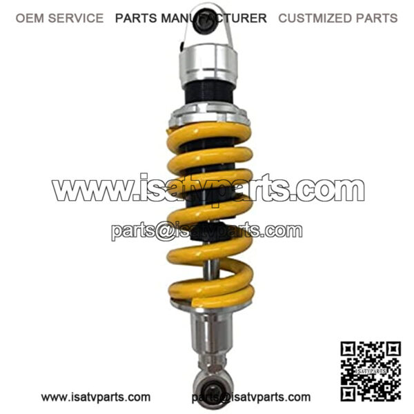 Suspension Shock 12mm Spring 325MM Fork Clevis Motorcycle Rear Shock Absorber for ATV Fit 310-330mm 1 Pcs for Bike ??car (Color : 325B Gold)