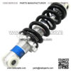 Shock Absorber Suspension for Bicycle Motorcycle ATV Scooter Dirt Pit Electric Bike 125mm 150mm 160mm 170mm 180mm (Color : Black, Placement on Vehicle : Front Left)