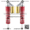 2 Pcs Adjustable 375mm Motorbike Air Shocks ATV Shock Absorber Suspension Universal For Honda CB, CRF, TRX - Image 2