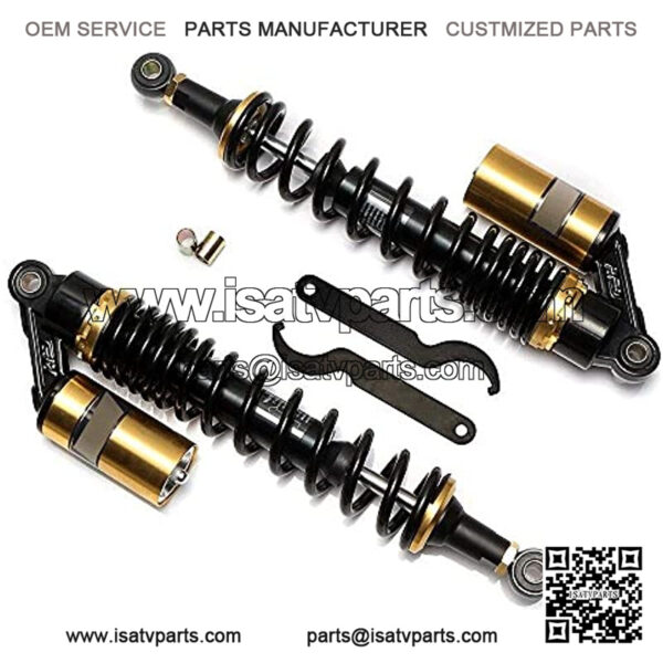 Spring Assemblies 280mm 320mm 340mm 360mm 380mm 400mm 440mm Motorcycle Air Shock Absorber Rear Suspension ATV Quad Scooter Dirt Bike Motor D30 Motorcycle Absorber (Color : M99 7 400mm) - Image 5