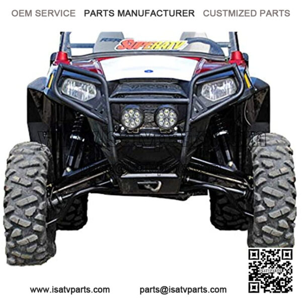 Heavy Duty 5" RZR 800 to RZR 800 S 1.5" Offset Suspension Conversion Kit - Black - for Stock RZR 800 S Shocks - Complete Kit with New Rhino Axles, A arms, and More!
