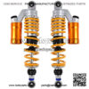 2pcs Motorcycle Universal 310mm 330mm 350mm Rear Air Shock Absorbers Suspension Fit for Yamaha Kawasaki Suzuki Fit for Ducati ATV Motorcycle Shock Absorber Motorcycle Shock Absorber