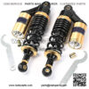 Pair 280mm Motorcycle ATV Pit Bike Rear Shocks Absorbers Springs Air Suspension Universal for Scooter Quad Motorcycle Shock Absorber Rear Motorcycle Shock Absorber
