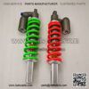 Suspension Shock 405mm Universal Fork Motorcycle Shock Absorbers for KLX250 ATV Quad Trike Moped Scooter 1PCS for Bike ??car (Color : Green)