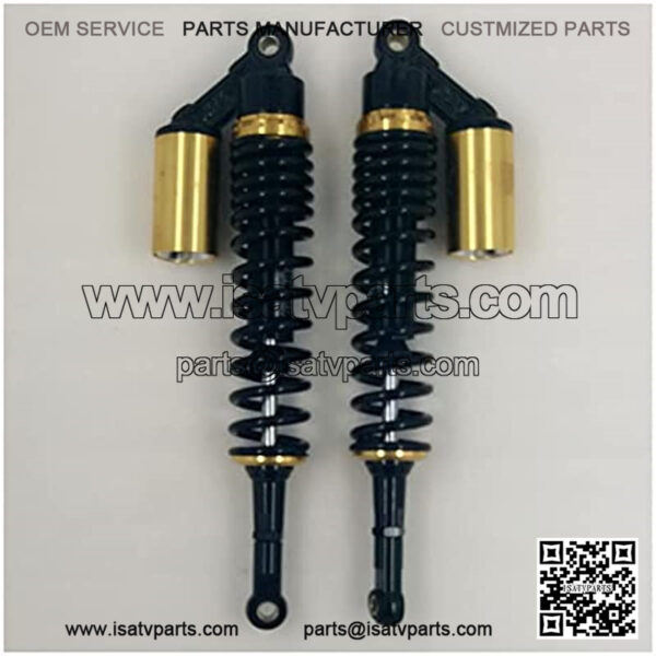 Suspension Shock 440mm Motorcycle 8mm Spring Shock Absorber for ATV Fit 420mm-440mm for Bike ??car (Color : Black Silver) - Image 3