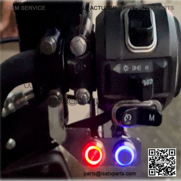 ATV Motorcycle Refit Handle Bar Switch Control Button & Wiring Harness Assembly - Image 4