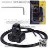Waterproof Motorcycle ATV 7/8?? Light Bar Switch??Handlebar Double Control Kill Button Switch??Headlight Spotlights Hazard Brake Fog Light ON Off Switches 12v 16A (Black) - Image 3