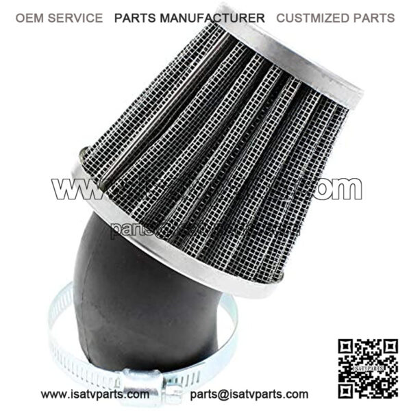 38mm 39mm 40mm 1.5in Air Filter Cleaner 45 Degree Angled Compatible for 50cc - 90cc 110cc 125cc 150cc 200cc Motorcycle ATV Quad Scooter Moped Chopper Pit Dirt Pocket Mini Super Bike GY6 CB750