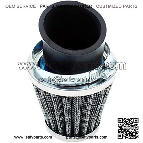 38mm 39mm 40mm 1.5in Air Filter Cleaner 45 Degree Angled Compatible for 50cc - 90cc 110cc 125cc 150cc 200cc Motorcycle ATV Quad Scooter Moped Chopper Pit Dirt Pocket Mini Super Bike GY6 CB750 - Image 4