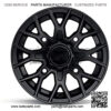 RT104 4pc 12in ATV Wheels 4x110 Rims | 12x7 | 5+2 Offset | For ATV UTV with IRS (Independent Rear Suspension), Compatible with Honda Kawasaki Yamaha Suzuki 4/110 - Image 2