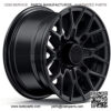 RT104 4pc 12in ATV Wheels 4x110 Rims | 12x7 | 5+2 Offset | For ATV UTV with IRS (Independent Rear Suspension), Compatible with Honda Kawasaki Yamaha Suzuki 4/110 - Image 4
