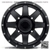 RT106 14in ATV Wheel 4x110 Rim1 | 14x7 | 5+2 Offset | For ATV UTV with IRS (Independent Rear Suspension), Compatible with Honda Kawasaki Yamaha Suzuki 4/110-1pc Single - Image 2