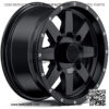 RT106 14in ATV Wheel 4x110 Rim1 | 14x7 | 5+2 Offset | For ATV UTV with IRS (Independent Rear Suspension), Compatible with Honda Kawasaki Yamaha Suzuki 4/110-1pc Single - Image 3