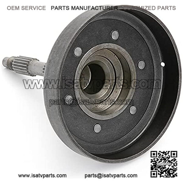 ATV Wet Clutch Cover Clutch Drum Shaft + Bearing for Arctic Cat ATV 350 400 425 450 500 2010-2021, for KYMCO MXU400 - Image 2