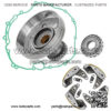 Clutch Bearing w/Drum Compatible with Kawasaki Bayou 300 KLF300C 4x4 1989 1990 1991-2005
