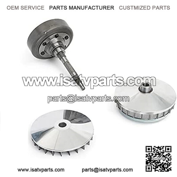 Clutch Kit for ATV UTV 500 & 700 cc All Models, for Massimo, for Supermach and More ATV & UTV 500cc 700cc, Priamry Dry Clutch Sheave/Fixed Sheave/Wet Clutch Cover Housing