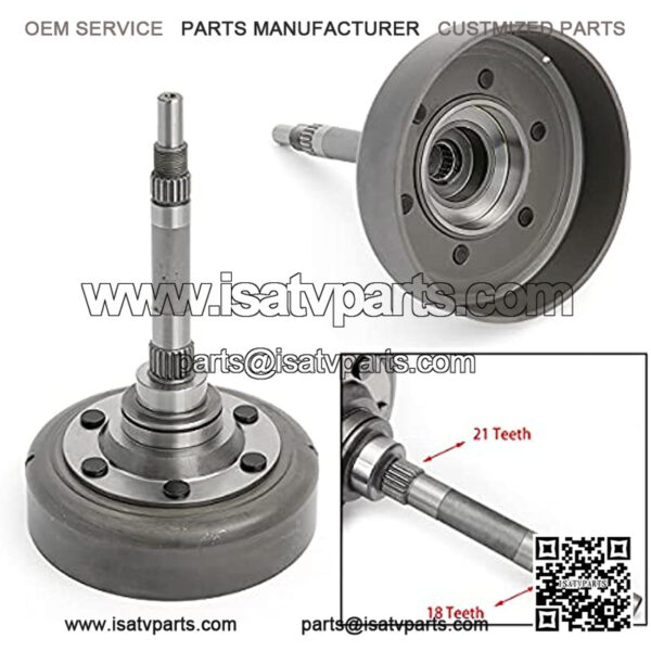 Clutch Kit for ATV UTV 500 & 700 cc All Models, for Massimo, for Supermach and More ATV & UTV 500cc 700cc, Priamry Dry Clutch Sheave/Fixed Sheave/Wet Clutch Cover Housing - Image 2
