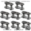 AIEX 8pcs 420 Chain Master Link Heavy Duty for 50cc 70cc 90cc 110cc 125cc Dirt Bike Quad Buggy Mini Bike Pit ATV Scooter