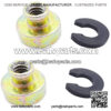 2pcs Rear Fender Seat Bolt Nut Base Replace Compatible with Harley Davidson Touring Softail Dyna Sportster Model