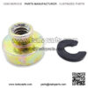 2pcs Rear Fender Seat Bolt Nut Base Replace Compatible with Harley Davidson Touring Softail Dyna Sportster Model - Image 2