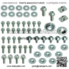 66pc Specbolt Kawasaki KX & KXF Body Bolt KIT for Plastics Seat Fenders shrouds Number Plates Fasteners fit KX60 KX80 KX85 KX100 KX125 KX250 KX500 KX250F KX450F KXF250 & KXF450