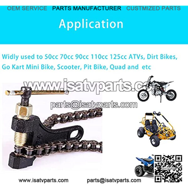 Chain Breaker #420-530 for Dirt Pit Bike ATV Quad Go Kart Scooter Motorcycle Bicycle Chain Break # 420 428 520 525 528 530 - Image 2