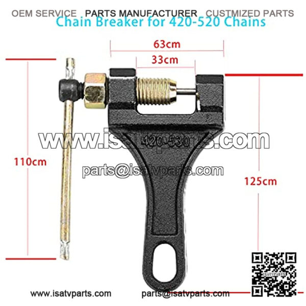 Chain Breaker #420-530 for Dirt Pit Bike ATV Quad Go Kart Scooter Motorcycle Bicycle Chain Break # 420 428 520 525 528 530 - Image 4