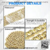 Motorcycle 420 Chain Standard Roller Link Chain Fit for 50cc 70cc 110cc 125cc Dirt Pit Bike ATV Quad Scooter Mini Bike Go Kart - Image 5