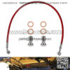 TRX300EX Rear Brake Lines Line Kit ATV Red For Honda TRX400EX, TRX400X, TRX300EX (ALL YEAR), ATC250R (1985, 1986), For Suzuki LTZ400