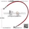 TRX300EX Rear Brake Lines Line Kit ATV Red For Honda TRX400EX, TRX400X, TRX300EX (ALL YEAR), ATC250R (1985, 1986), For Suzuki LTZ400 - Image 4