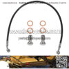 Rear Brake Lines Line Kit ATV Black For Honda TRX400EX, TRX400X, TRX300EX (ALL YEAR), ATC250R (1985, 1986), For Suzuki LTZ400