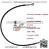Rear Brake Lines Line Kit ATV Black For Honda TRX400EX, TRX400X, TRX300EX (ALL YEAR), ATC250R (1985, 1986), For Suzuki LTZ400 - Image 3