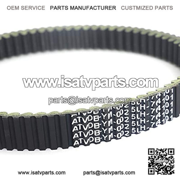 ATV UTV Clutch Drive Belt for Yamaha BRUIN 350 2004-2006, GRIZZLY 350 2007-2014, WOLVERINE 350 2006-2009, Reference OEM Number: 5UH-17641-01-00, 5UH-17641-00-00 - Image 3