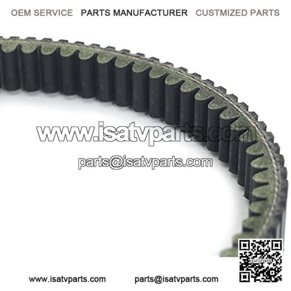 ATV UTV Clutch Drive Belt for Yamaha BRUIN 350 2004-2006, GRIZZLY 350 2007-2014, WOLVERINE 350 2006-2009, Reference OEM Number: 5UH-17641-01-00, 5UH-17641-00-00 - Image 4